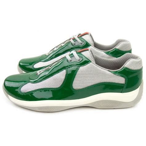 green prada cups|Prada America's cup shoes.